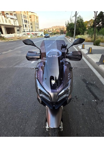 Motocam Rks Reale 125 Ön Cam 2023-2026 Model 55cm Füme Renkli 4mm Kısa Spor Cam