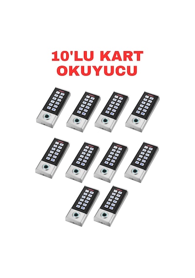 Sr-211 Mf Biyometrik Mifare Kart Okuyucu Parmak İzi Şifreli Geçiş Kontrol Sistemi 10000 Kullanıcı 10 Adet