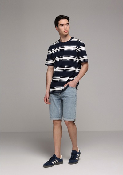 Colin's Colins Straight Fit Orta Bel Düz Erkek Light İndigo Denim Jean Şort Cl1081095 Q1.v1 Dn44995
