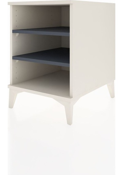 Kronos Komodin 2 Raflı 44x59x64 Aytaşı-antrasit Aytaşı