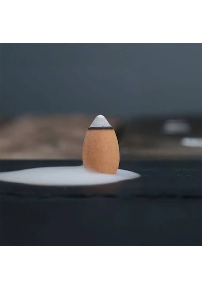 Tedisanat Oval Himalaya Şelale Tütsülük Rahatlatıcı Duman Akışı & Meditasyon Dekoru