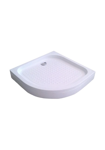 Durul Oval Akrilik Duş Teknesi - Oval 80X80-90X90-100X100 Beyaz