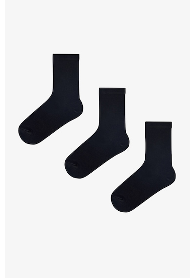 Penti Unisex Siyah Basic 3 Lü Soket Çorap Seti Çok Renkli