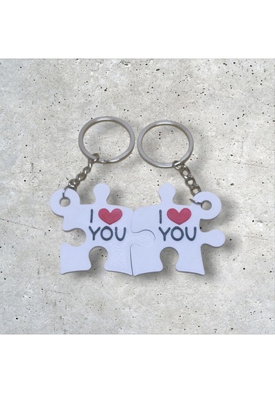 Puzzle Çift Anahtarlık