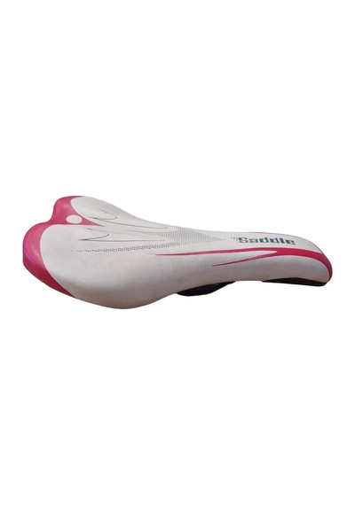 SELLE ROYAL SADDLE SELE ÇELİK RAY KELEPÇESİZ 260MM 130MM BEYAZ KIRMIZI Beyaz