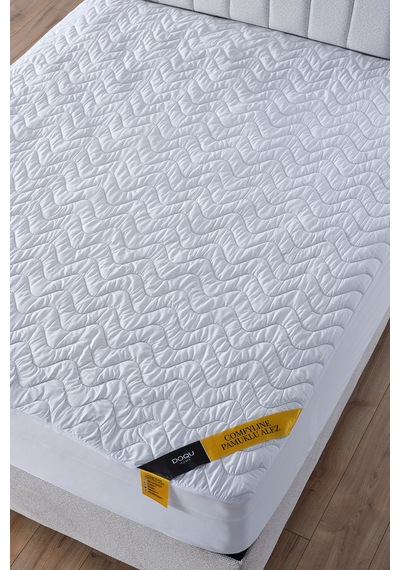 Comfyline Pamuk Sıvı Geçirmez Fitted Alez 100x200 Beyaz