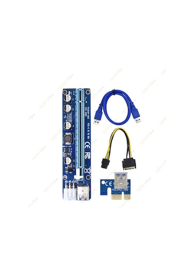 Pcı-E 1X To 16X Usb 3.0 Riser Uzatıcı Yükseltici Kart 2021 Model