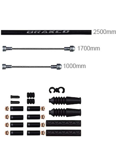 Brakco Hbs-r-02 Yol Çelik Fren Teli Teflonlu Dış Kablo Seti