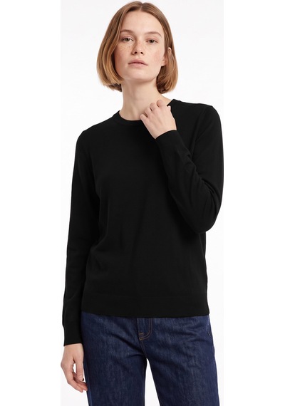 Limon Siyah Kadın Bisiklet Yaka Slim Fit Kazak Ml5wl-kzk-9002