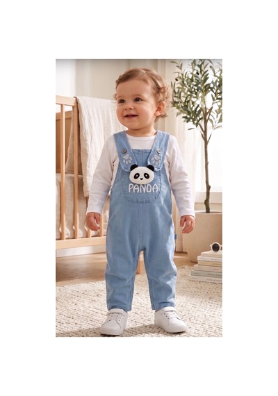Altıntaş Baby Panda Figürlü Örme Kot Kumaş Mevsimlik 2li Salopet Set Beyaz Siyah Mavi Beyaz Siyah Mavi Altıntaş Baby Panda Figürlü Örme Kot Kumaş Mevsimlik 2li Salopet Set Beyaz Siyah Mavi Beyaz Siyah Mavi