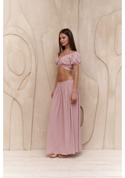 Mai Collection Mai Studios Co. Indriya Lila Crop Etek Takım Lila