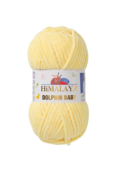 Himalaya Dolphin Baby El Örgü İpi / Bebek Yünü 80302 (Sarı)