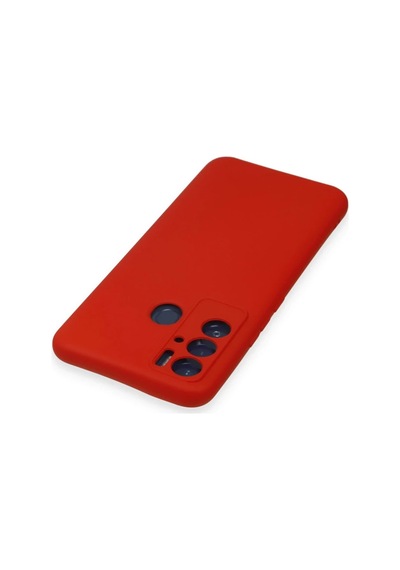Tecno Pova Neo Kılıf Nano İçi Kadife Silikon - Kırmızı 0.2M-Çok Renkli