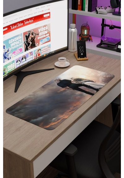 The Witcher V4 70x30 Xl Gaming Kauçuk Kaymaz Taban Mouse Pad Fare Altlığı