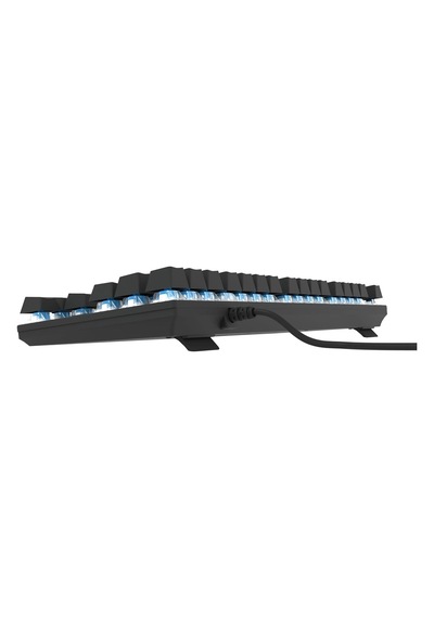 Hk410 Mekanik Switch 19 Mod Rgb Kablolu Siyah Tkl Türkçe Gaming Klavye Mavi Switch