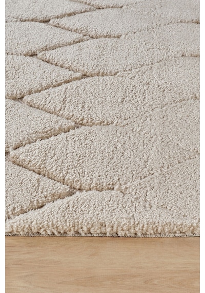 Kaşmir Halı Süpersoft Grace Bej 80x150 CM Salon Mutfak Halısı Yolluk Kilim