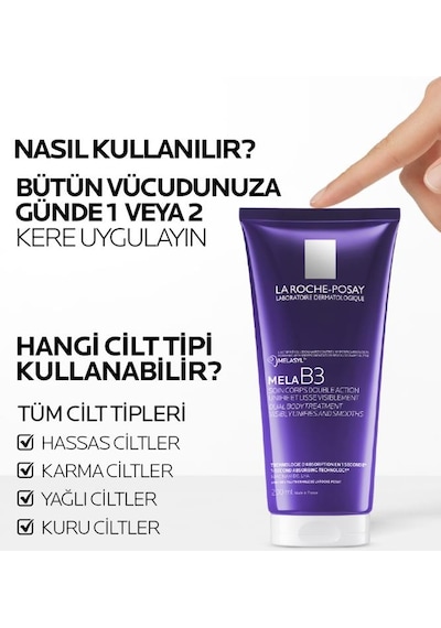 La Roche Posay Mela B3 Leke Karşıtı Vücut Bakım Kremi 200 Ml