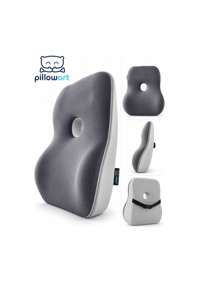 Ergonomik Bel Desteği - Visko Sırt Minderi Bel Yastığı