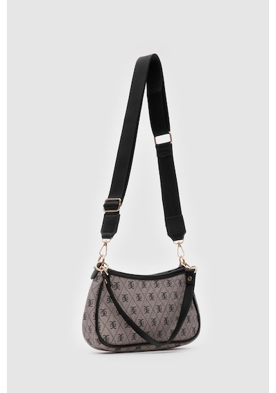 Shule Bags Farme Monogram Baget Ve Çapraz Çanta Gri GRİ