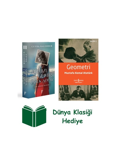 Kırmızı Güller Çabuk Solar 3 - Eve Dönüş Devrimi + Geometri + Dünya Klasiği Hediye