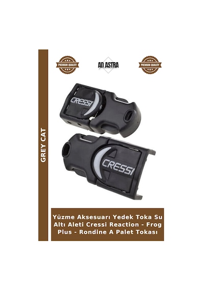 Yüzme Aksesuarı Yedek Toka Su Altı Aleti Cressi Reaction - Frog Plus - Rondine A Palet Tokası Çok Renkli Yüzme Aksesuarı Yedek Toka Su Altı Aleti Cressi Reaction - Frog Plus - Rondine A Palet Tokası Çok Renkli