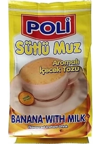 Poli Toz İçecek Sütlü Muz 250 Gr X 4 Adet 250 G