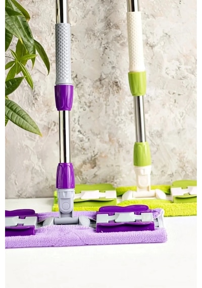 Sihirli Teleskobik Mop Multi Fonksiyonel Ayarlanır Mikrofiber Mop Paspas Ev Bakım Ve Temizlik Seti