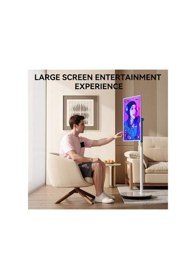 L27m 27 Inc 1920x1080 8g+128g Taşınabılır Dokunmatık Androıd Monıtor Beyaz