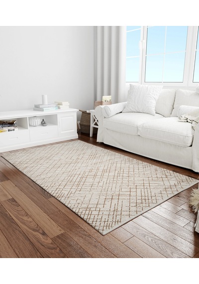 Dolce Vita Halı Monza 4202 Mustard İskandinav Halı Krem