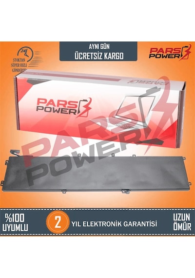Dell Uyumlu XPS 6GTPY, 62MJV, M7R96 Batarya - Pil (Pars Power) mSata SSD'li Model 6 Hücre 357640