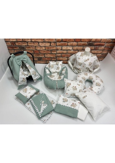 Tr Babynest, Puset Örtüsü Ve Minderi, Alt Açma Ve Battaniye, Emzirme Minddri, Emzirme Önlüğü Nevresim Takımı