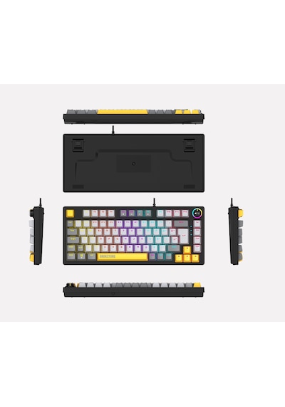Bronzturq Mk1115 Rainbow Antı-ghosting Kablolu Mekanik Klavye