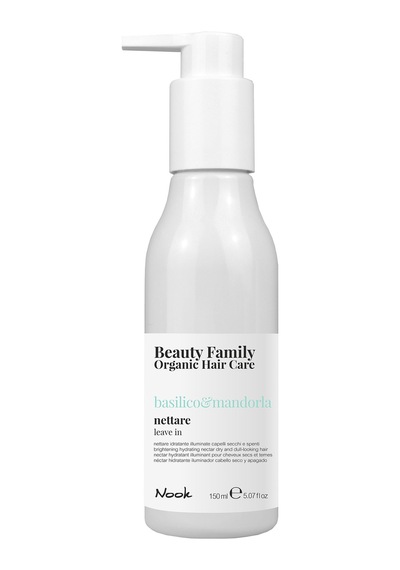 Nook Beauty Family Kuru Mat Saçlar Için Fesleğen Badem Özlü Nemlendirici Durulanmayan Saç Kremi 150 ML