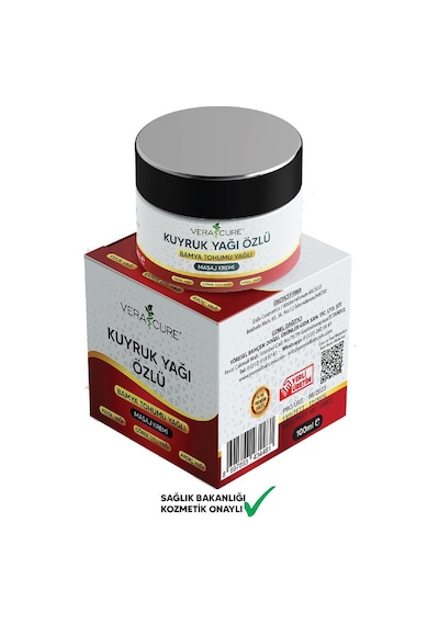 Vera Cure Kuyruk Yağı Özlü Bamya Tohumu Yağlı Masaj Kremi 100 ML
