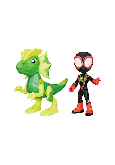 Spidey And His Amazing Friends Miles Spin Morales & Electrosaurus Marvel
