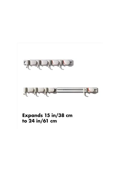 Good Grips Duvar Düzenleyici, Paspas Ve Süpürge İçin, 7,6 X 12,7 X 43,2 Cm