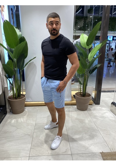 Back Eliesar Elite Açık Mavi Şort Açık Mavi