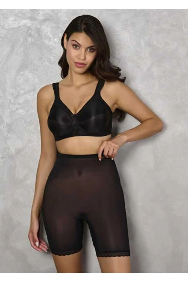 Yeni İnci Kadın Siyah İz Yapmaz Pop-up Korse- 177s