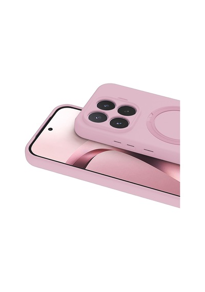 Newface - 22 - Xiaomi Mi 17t Pro Regal Magsafe Standlı Kapak - - Concepta - Açık Pembe