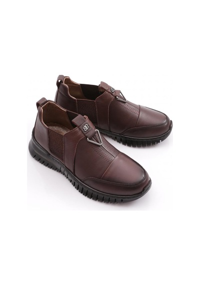 Dgn 1453-1 Kadın Comfort Ayakkabı Kahve