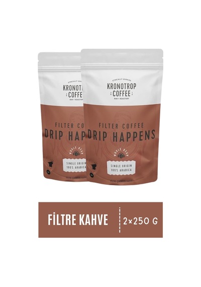 Drip Filtre Çekirdek Kahve 250 Gr X 2 Adet