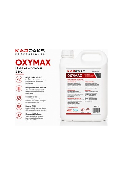 Oxymax Halı Leke Sökücü 5 Kg