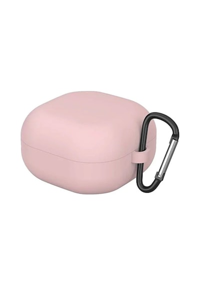 Samsung Galaxy Buds 4 / 4 Pro Uyumlu Kılıf Askılı Mat Silikon Ürün Kulaklık Değildir Pembe