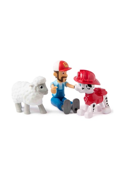 Paw Patrol 3 Lü Figür Seti 6072983 Marshall Ve Farmer Al Cicciobello