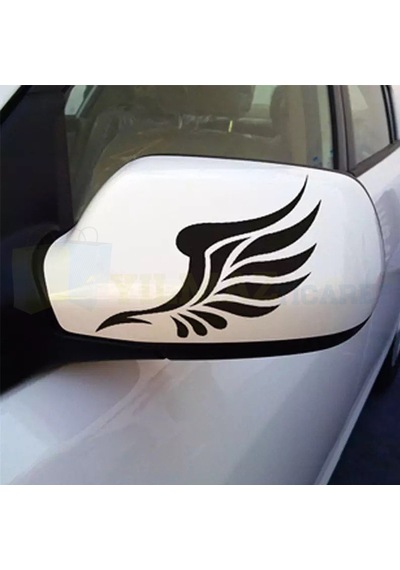 Melek Kanat Yan Ayna Bagaj Oto Sticker Araba Yapıştırma 1 Çift