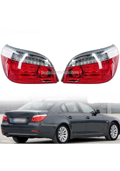Bmw E60 Lci 2008-2010 Kırmızı Beyaz Ledli Arka Stop Lambası
