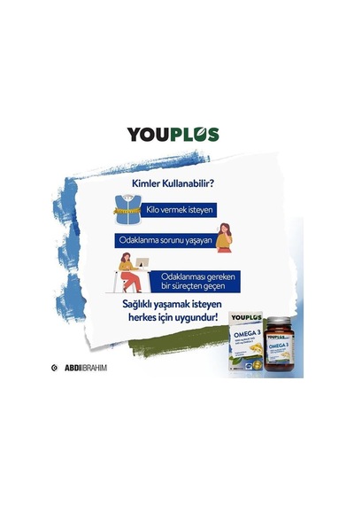 You Plus Omega 3 3 x 30 Kapsül
