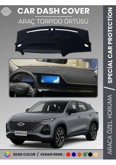 Chery Omada 5 2022-2025 Torpido Örtüsü Ön Göğüs Koruma Torpido Koruma Çatlamayı Engeller Tam Uyum - 565 Stiloto