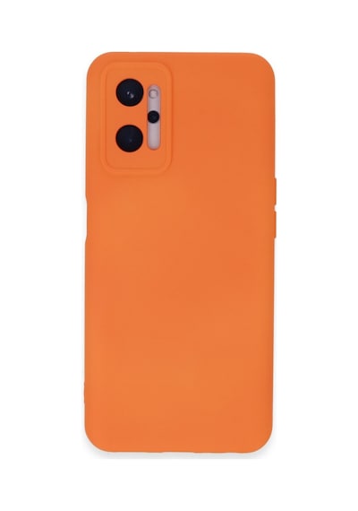 Realme 9i 4g Kılıf Nano İçi Kadife Silikon - Turuncu Bz8683140579647