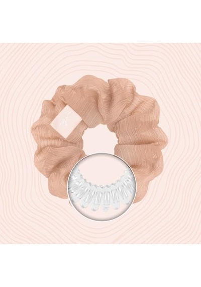 İnvisibobble Earth Sprunchıe- Geri Dönüşümlü Scrunchie - Geri Dönüştürülmüş Saç Bağları - Gün Boyu Güçlü Tutunma - 1 Adet